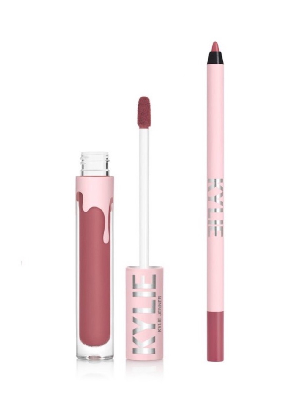New Kylie Cosmetics Velvet Liquid Lip Kit Posie K girly glam vegan clean beauty